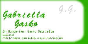 gabriella gasko business card